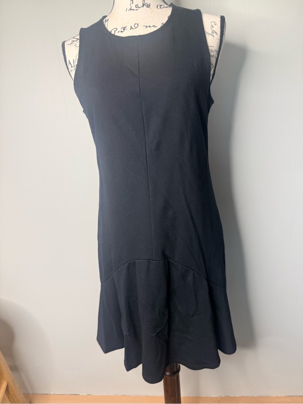 a new day Black Sleeveless Mini Dress